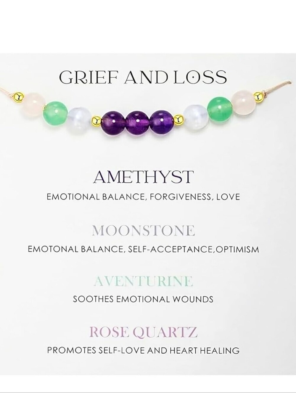 GRIEF AND LOSS ENERGY BRACELET